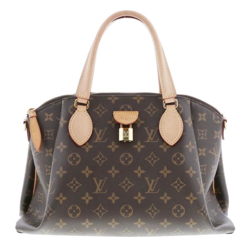 LOUIS VUITTON Rivoli Bag Handbag Monogram Brown